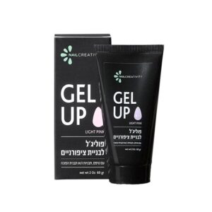 gel-up (פוליג'ל) ורוד בהיר 60 מ"ל