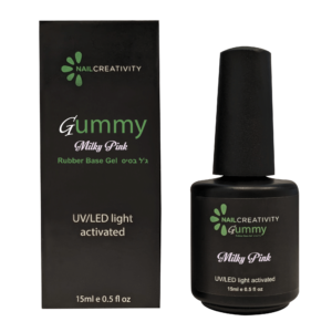 ראבר בייס 15 מ"ל Nail Creativity Gummy milky cover pink