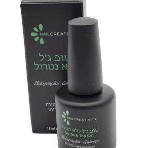 טופ ג'ל ללא נטרול 15 מ"ל Nail Creativity Holographic Galactic